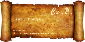 Cseri Morgan névjegykártya